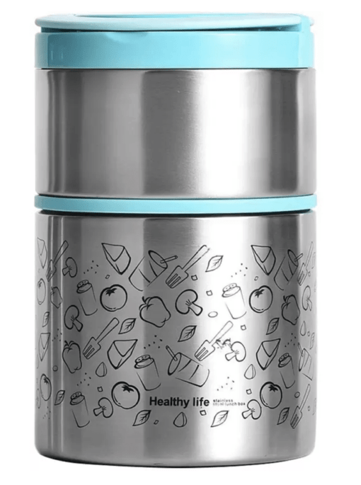 Tedemel LUNCH BOX 2 LAYER 2 Containers Lunch Box  (900 ml, Thermoware) - Image 2
